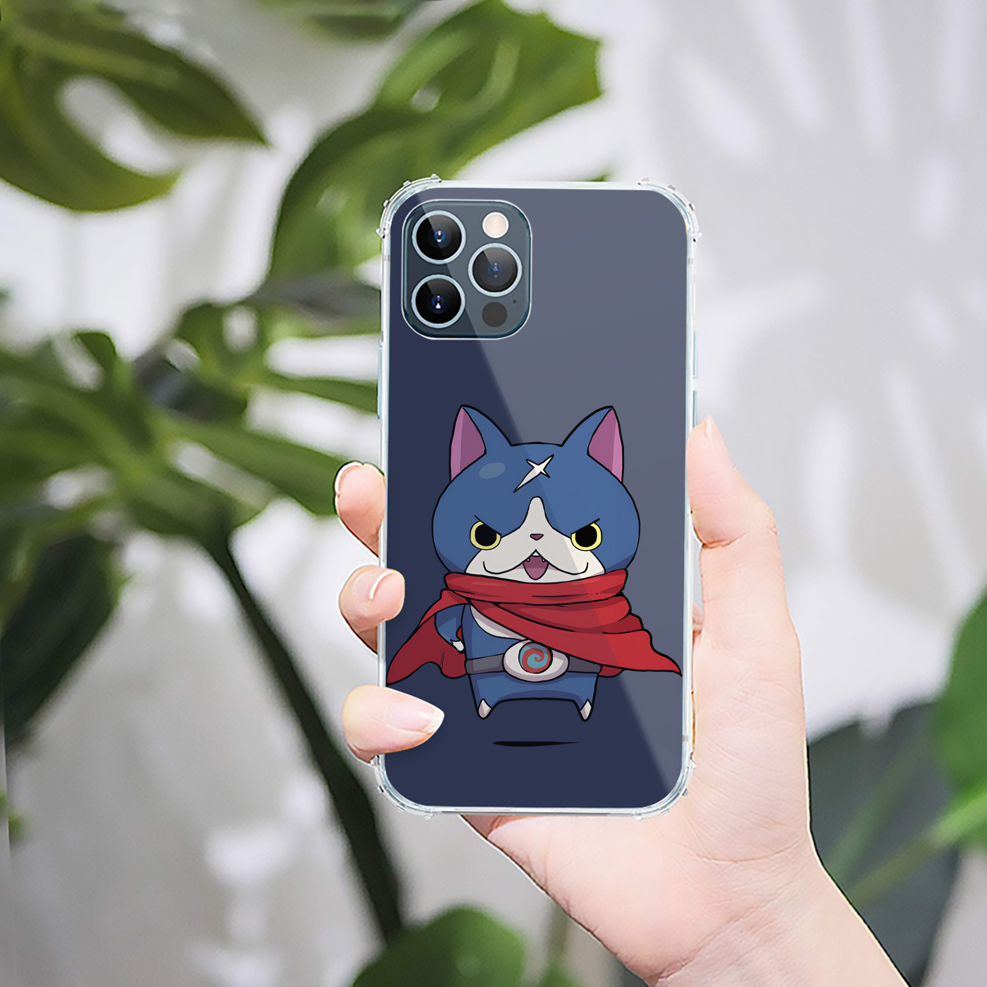 （画像用） 妖怪ウォッチ Yo-kai Watch 【iPhone 12シリーズ対応】透明スマホケース（クリアソフトケース）
